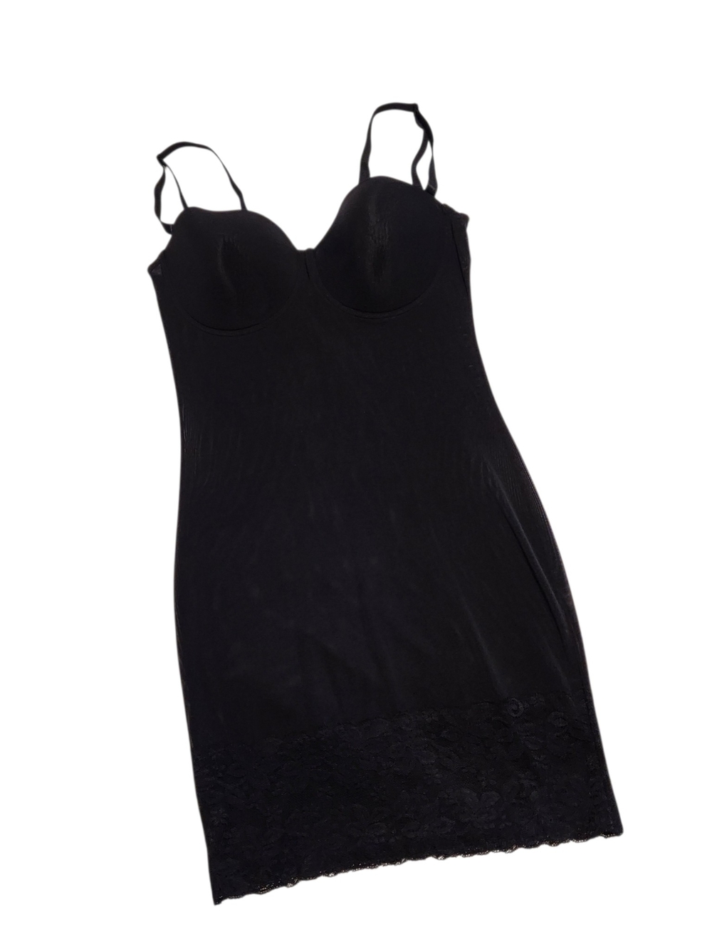 Marilyn Monroe Intimates Shapewear Underdress Slip Sheer Mesh Lace Dress Size XL